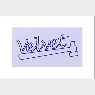 Bleu Velvet Hammer Posters and Art